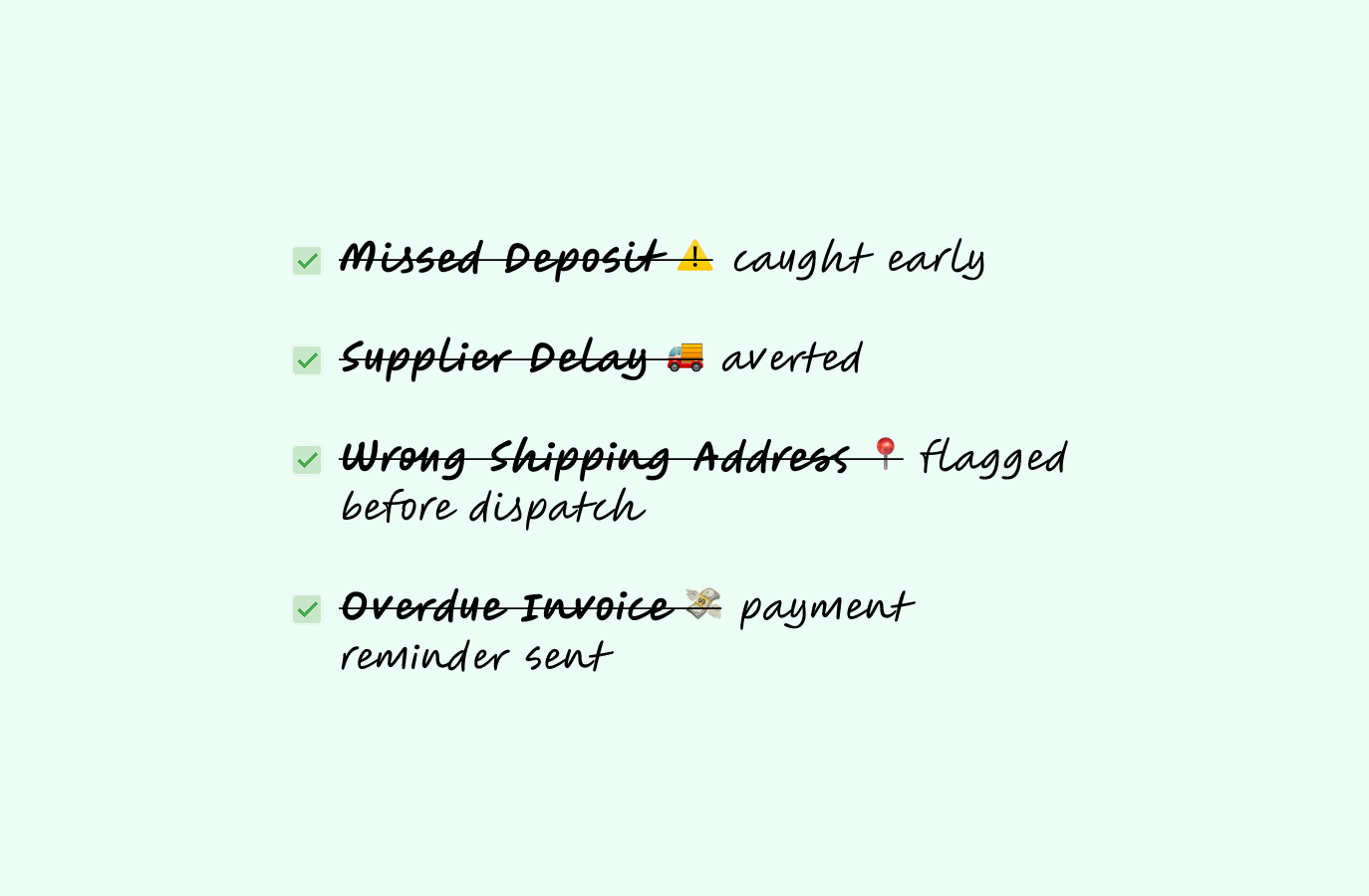 Exceptions surfaced overview